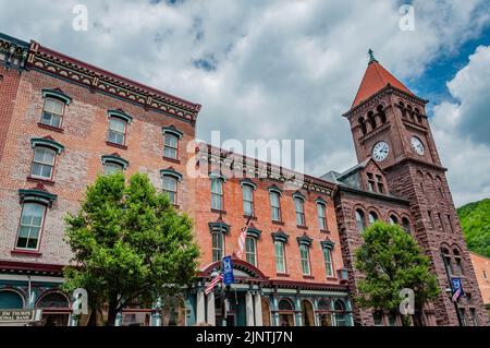 Historische Innenstadt von Jim Thorpe, Pennsylvania, USA Stockfoto