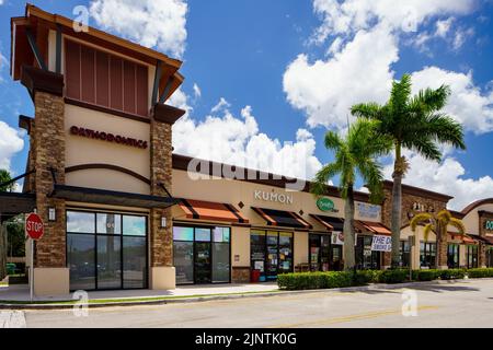 Davie, FL, USA - 30. Juli 2022: Unternehmen in Davie FL USA Stockfoto