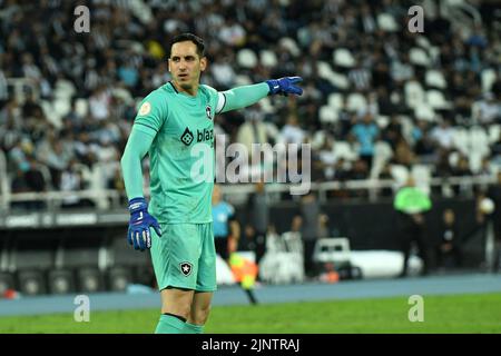 Rio De Janeiro, Brasilien. 13. August 2022. GEHEN Sie im Nilton Santos Stadion für die 22. Runde der brasilianischen Meisterschaft, Serie A, am Samstagabend (13), in Rio de Janeiro, RJ statt. Kredit: Celso Pupo/FotoArena/Alamy Live Nachrichten Stockfoto