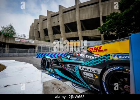 10 NATO Norman (Fra), Jaguar TCS Racing, Jaguar I-Type 5, Aktion während des Seoul ePrix 2022, 10. Treffen der ABB FIA Formula E Weltmeisterschaft 2021-22, auf dem Seoul Street Circuit vom 12. Bis 14. August in Seoul, Südkorea - Foto Julien Delfosse / DPPI Stockfoto