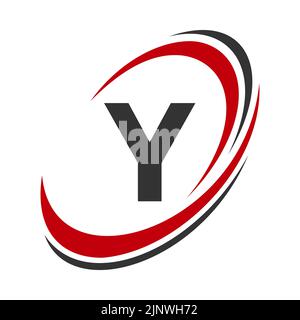 Anfangsbuchstabe Y Logo Firmenname einfaches und modernes Logo-Design für Geschäfts- und Firmenidentität Stock Vektor