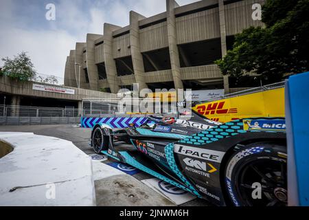 10 NATO Norman (Fra), Jaguar TCS Racing, Jaguar I-Type 5, Aktion während des Seoul ePrix 2022, 10. Treffen der ABB FIA Formel-E-Weltmeisterschaft 2021-22, auf dem Seoul Street Circuit vom 12. Bis 14. August in Seoul, Südkorea - Foto: Julien Delfosse/DPPI/LiveMedia Stockfoto