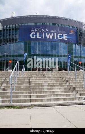 Arena Gliwice, moderne Mehrzweckhalle, Sport- und Unterhaltungshalle in Gliwice, Polen. Stockfoto