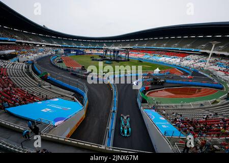 10 NATO Norman (Fra), Jaguar TCS Racing, Jaguar I-Type 5, Aktion während des Seoul ePrix 2022, 10. Treffen der ABB FIA Formula E Weltmeisterschaft 2021-22, auf dem Seoul Street Circuit vom 12. Bis 14. August in Seoul, Südkorea - Foto Julien Delfosse / DPPI Stockfoto