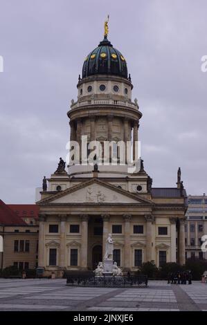 Berlin, Deutschland: Die Neue Kirche oder der Deutsche Dom am Gendarmenmarkt Stockfoto