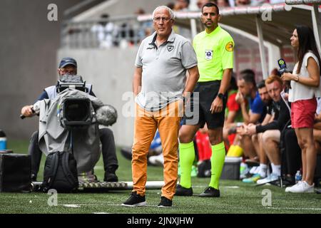 Pascal GASTIEN von Clermont während des französischen Ligue-1-Fußballspiels zwischen Stade de Reims und Clermont Foot 63 am 14. August 2022 im Auguste-Delaune-Stadion in Reims, Frankreich - Foto Matthieu Mirville / DPPI Stockfoto