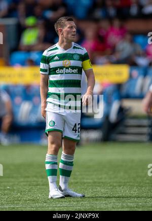 Kilmarnock, Schottland, Großbritannien. 14.. August 2022; The BBSP Stadium Rugby Park, Kilmarnock, Schottland: Schottischer Premier League Football, Kilmarnock FC gegen Celtic: Callum McGregor von Celtic Credit: Action Plus Sports Images/Alamy Live News Stockfoto