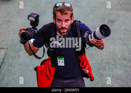 Elektrisierender Formel-E-Fotograf Germain Hazard Formel E während des Seoul ePrix 2022, 10. Treffen der ABB FIA Formel-E-Weltmeisterschaft 2021-22, auf dem Seoul Street Circuit vom 12. Bis 14. August in Seoul, Südkorea - Foto Xavi Bonilla / DPPI Stockfoto