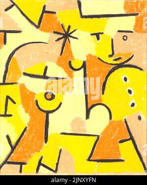 Paul Klee - Figur in Gelb - 1937 Stockfoto