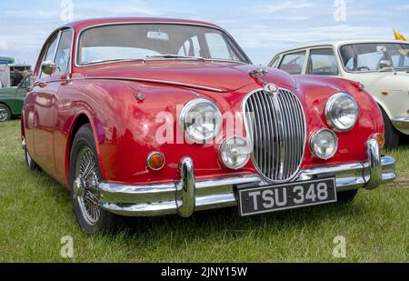 1960 Jaguar MK II 3,8-Liter-Limousine Zulassungsnummer TSU 348 Stockfoto