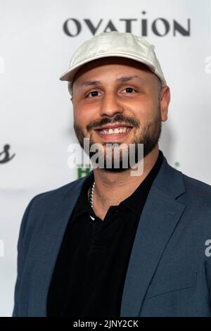 Hollywood, USA. 13. August 2022. Sommer Carbuccia nimmt am 13. August 2022 am jährlichen HollyShorts Film Festival 18. Teil, dem „Prime Time Event“ im TCL Chinese Theatre, Hollywood, CA. Quelle: Eugene Powers/Alamy Live News Stockfoto