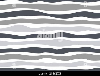 Nahtloses Muster für monochrome Linienvektoren. Zeitgenössische Collage nahtloser Hintergrund. Bunte Streifen für Stoffdesign. Stock Vektor