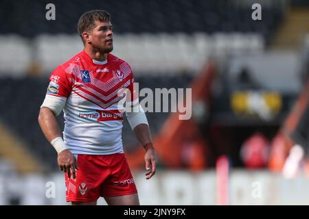 Louie McCarthy-Scarsbrook #15 von St. Helens während des Spiels in, am 8/14/2022. (Foto von David Greaves/News Images/Sipa USA) Quelle: SIPA USA/Alamy Live News Stockfoto