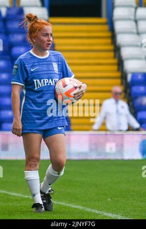 Birmingham, Großbritannien. 14. August 2022. Birmingham, August 14. 2022 Martha Harris während des Freundschaftsspiels zwischen Birmingham City & Reading Women's Football (Karl Newton/SPP) Credit: SPP Sport Press Photo. /Alamy Live News Stockfoto