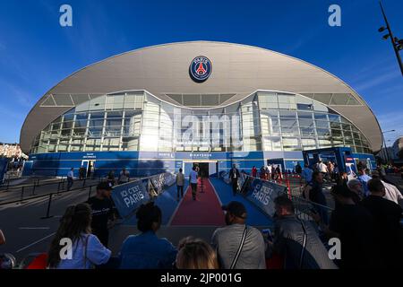 Paris, Frankreich. 13. August 2022. PSG gegen Montpellier in Paris, Frankreich, am 13. august 2022. 13/08/2022-Paris, FRANKREICH. (Foto: Lionel Urman/Sipa USA) Quelle: SIPA USA/Alamy Live News Stockfoto