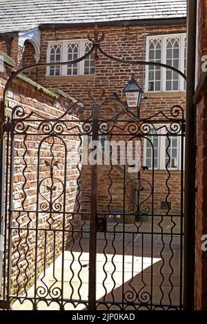 King Edwards St Unitarian Chapel, Macclesfield 1690 - 4 King Edward St, Macclesfield, Cheshire, England, Großbritannien, SK10 1AB Stockfoto