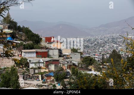 Tagesansicht des Matamoros-Viertels von Tijuana, Baja California, Mexiko. Stockfoto