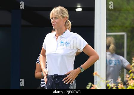 Rom, Italien. 13. August 2022. Federica Pellegrini nimmt an der Aquatischen Europameisterschaft Rom 2022 in Foro Italico Teil. (Foto: Mario Cartelli/SOPA Images/Sipa USA) Quelle: SIPA USA/Alamy Live News Stockfoto