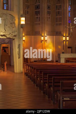 Westminster Abbey Benediktinerkloster, Mission, Vancouver, BC, Kanada. Inerior in der katholischen Kirche-August 8,2022-Reisefoto Stockfoto