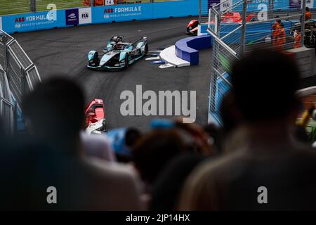 10 NATO Norman (Fra), Jaguar TCS Racing, Jaguar I-Type 5, Aktion während des Seoul ePrix 2022, 10. Treffen der ABB FIA Formel-E-Weltmeisterschaft 2021-22, auf dem Seoul Street Circuit vom 12. Bis 14. August in Seoul, Südkorea - Foto: Julien Delfosse/DPPI/LiveMedia Stockfoto