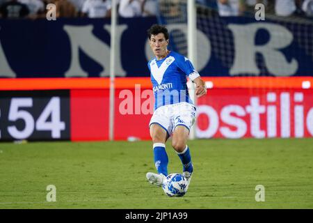 Mario Rigamonti Stadion, Brescia, Italien, 14. August 2022, Dimitri Bisoli (Brescia FC) während der Brescia Calcio gegen den FC Sudtirol - Italienische Fußballserie B Stockfoto