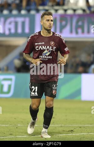 Ferrara, Italien. 14. August 2022. Federico Ricci von Reggina während des Spiels Spal gegen Reggina, 1Â Serie BKT 2022-23, im Paolo Mazza-Stadion in Ferrara, Italien, am 14. August 2022. Kredit: Unabhängige Fotoagentur/Alamy Live Nachrichten Stockfoto