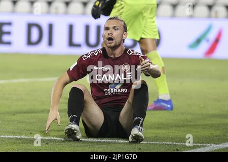 Ferrara, Italien. 14. August 2022. Federico Giraudo von Reggina während des Spiels Spal gegen Reggina, 1Â Serie BKT 2022-23 im Paolo Mazza-Stadion in Ferrara, Italien, am 14. August 2022. Kredit: Unabhängige Fotoagentur/Alamy Live Nachrichten Stockfoto