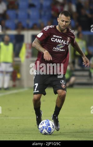 Ferrara, Italien. 14. August 2022. Jeremy Menez von Reggina während des Spiels Spal gegen Reggina, 1Â Serie BKT 2022-23, im Paolo Mazza-Stadion in Ferrara, Italien, am 14. August 2022. Kredit: Unabhängige Fotoagentur/Alamy Live Nachrichten Stockfoto