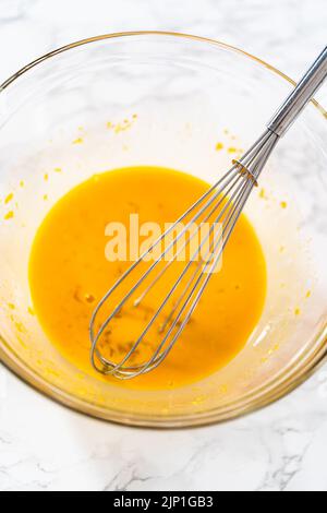 Zitronenkeks mit weißer Schokolade Stockfoto
