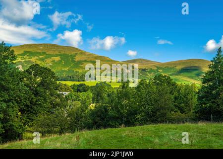 Winder auf den Howgill Fells vom Hügel oberhalb von Sedbergh in Cumbria Stockfoto