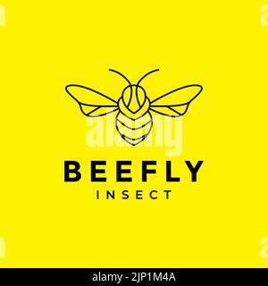 Design mit Bienenhonig-Logo Stock Vektor