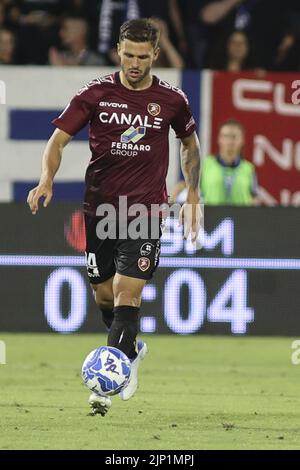 Ferrara, Italien. 14. August 2022. Daniele Liotti von Reggina beim Spiel Spal vs Reggina, 1Â Serie BKT 2022-23 im Paolo Mazza-Stadion in Ferrara, Italien, am 14. August 2022. Kredit: Unabhängige Fotoagentur/Alamy Live Nachrichten Stockfoto