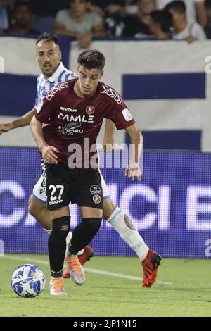 Ferrara, Italien. 14. August 2022. Niccolo Pierozzi von Reggina beim Spiel Spal vs Reggina, 1Â Serie BKT 2022-23 im Paolo Mazza Stadion in Ferrara, Italien, am 14. August 2022. Kredit: Unabhängige Fotoagentur/Alamy Live Nachrichten Stockfoto