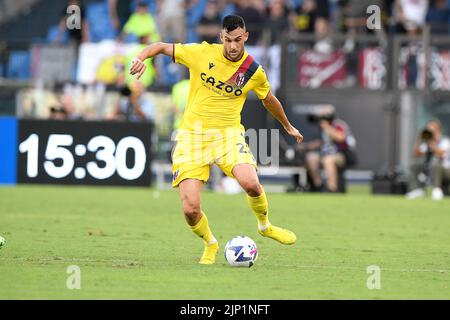 Roma, Italien. 14. August 2022. Charalampos Lykogiannis during Football Serie A Match, Stadio Olimpico, Lazio V Bologna, 13. August 2022 (Foto von AllShotLive/Sipa USA) Credit: SIPA USA/Alamy Live News Stockfoto