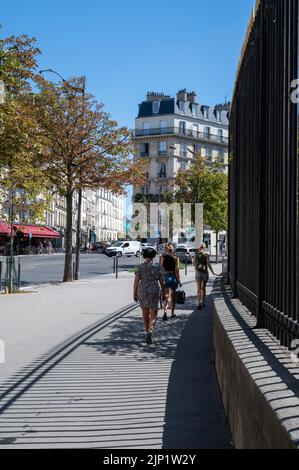 Gitter der luxemburgischen Gärten in Paris, Frankreich Stockfoto