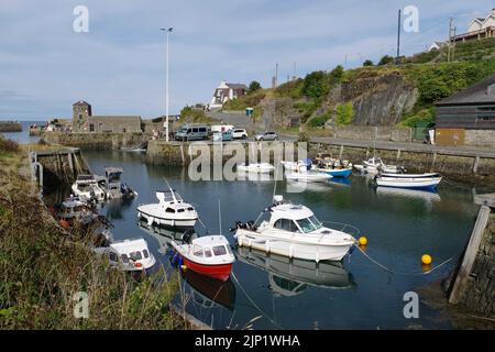 Amlwch Hafen, Anglesey, Nordwales. Stockfoto