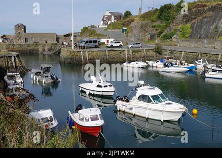 Amlwch Hafen, Anglesey, Nordwales. Stockfoto