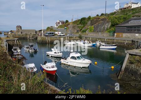 Amlwch Hafen, Anglesey, Nordwales. Stockfoto