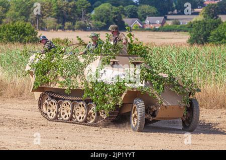 ARMOURFEST 2022 Samstag und Sonntag 13. 14.. AUGUST Norfolk Tank Museum Forncett St Peter, Norwich, Norfolk, Stockfoto