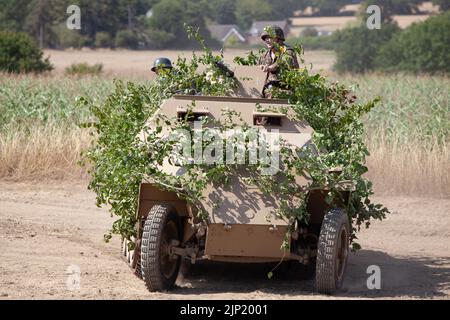 ARMOURFEST 2022 Samstag und Sonntag 13. 14.. AUGUST Norfolk Tank Museum Forncett St Peter, Norwich, Norfolk, Stockfoto