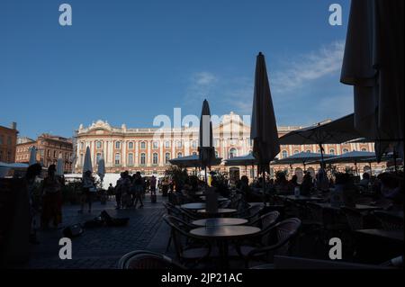 Capitole Square,Place du Capitole, Toulouse, Frankreich Stockfoto