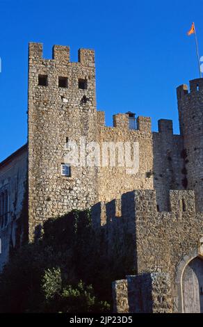 Die Burg von Obidos Estemadura Portugal Stockfoto