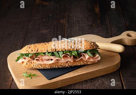 Baguette, Sandwich, Baguettes, Sandwiches Stockfoto