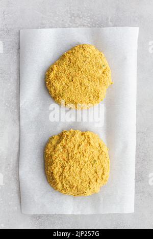 Veggie Burger, Veggie-Burger, Patty, Burgerburger, Burger, Burger, Veggie-Burger Stockfoto