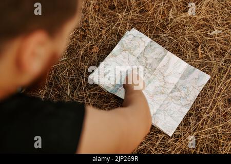 Ziel, Planung, Karte, Ziel, Ziele, Ziel, Ziele, Karten Stockfoto