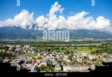 Vaduz, Liechtenstein. 15. August 2022. Vaduz, am 15. August 2022, am Nationalfeiertag von Liechtenstein Quelle: Albert Nieboer/Netherlands OUT/Point de Vue OUT/dpa/Alamy Live News Stockfoto