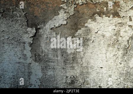 Gips, verwittert, schuppend, Beton, Putze, Weide, Beton Stockfoto
