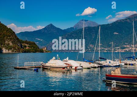 Schöne, historische Villa La Gaeta am Comer See, Lombardie, Italien Stockfoto