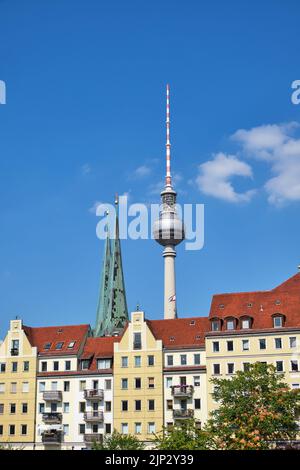 berlin, Fernsehturm, Fernsehtürme Stockfoto