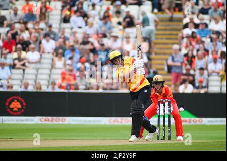 Birmingham, Großbritannien. 15. August 2022. Birmingham, 15. 2022. August während der Hundert Birmingham Phoenix vs Trent Rockets - Double Bill Women & Men Games (Karl W Newton/SPP) Credit: SPP Sport Press Photo. /Alamy Live News Stockfoto